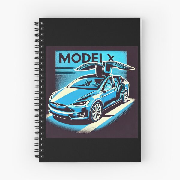 Item preview, Tesla Model X Electric SUV Blueprint Style Design | EV Enthusiast Graphic designed and sold by TEEJAMBOREE.