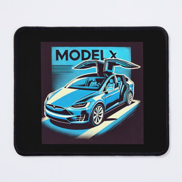 Item preview, Tesla Model X Electric SUV Blueprint Style Design | EV Enthusiast Graphic designed and sold by TEEJAMBOREE.