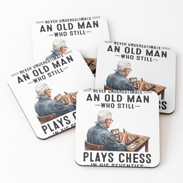 Item preview, Never Underestimate An Old Man Who Still Plays Chess In Seventies designed and sold by Chaya Reid.