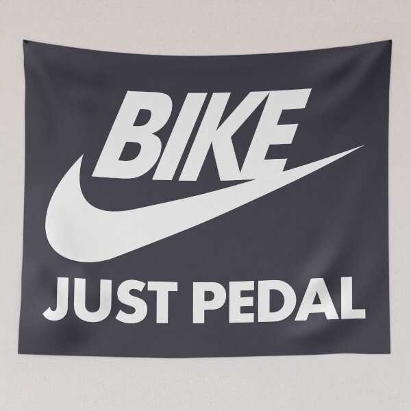 Item preview, Bike Just Pedal White designed and sold by VoglR.