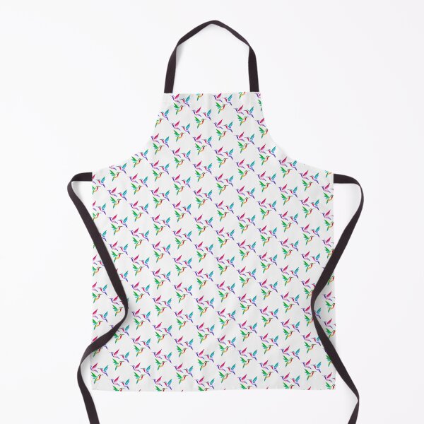 Item preview, Minimalist Rainbow Hummingbirds - Colorful Geometric Bird Art designed and sold by TheSquirla.