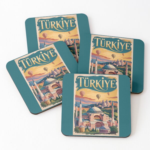 Item preview, Turkey Turkiye Culture Landscape Illustration Travel Art Vintage designed and sold by KrisSidDesigns.