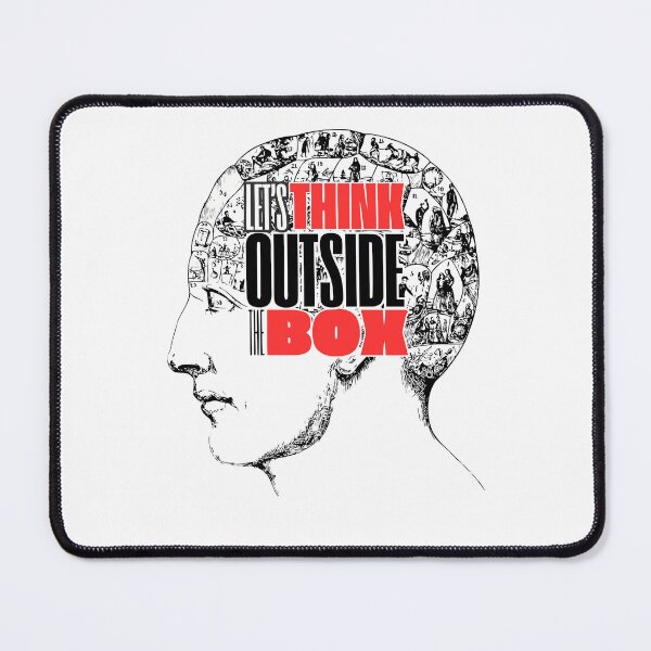 Item preview, Let´s Think Outside the box - Creative Mindset typography Illustration designed and sold by PascoalSimoes.