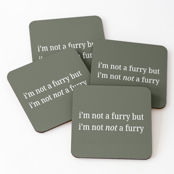 Item preview, Not Not A Furry designed and sold by sillyshirtcity.