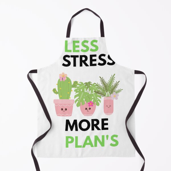 Item preview, Less Stress More Plants Cute Plant Lover Gardening T-Shirt designed and sold by vibecraft_studio2.