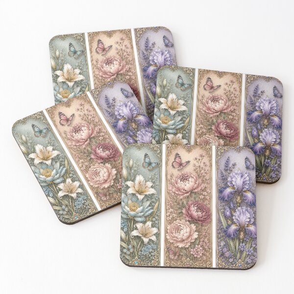 Item preview, Vintage Botanical Bookmark Trio designed and sold by PetalGarden.
