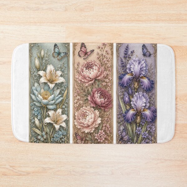 Item preview, Vintage Botanical Bookmark Trio designed and sold by PetalGarden.