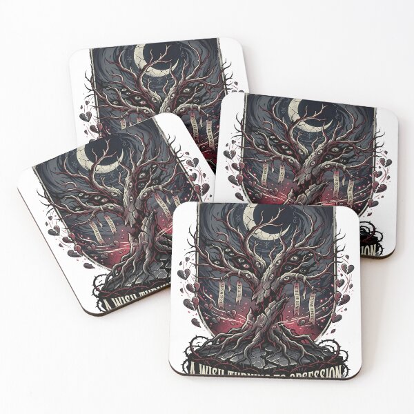 Item preview, Obsession Cursed Wishing Tree Gothic Dark Romance Art T-Shirt designed and sold by amol9999.