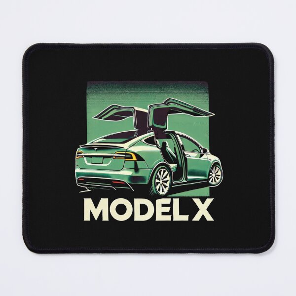 Item preview, Tesla Model X Electric SUV Blueprint Style Design | EV Enthusiast Graphic designed and sold by TEEJAMBOREE.