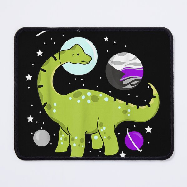 Item preview, Cute Demisexual Pride Brontosaurus Dinosaur Outer Space Galaxy Star Aesthetic Illustration designed and sold by Chaya Reid.