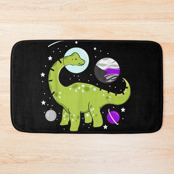 Item preview, Cute Demisexual Pride Brontosaurus Dinosaur Outer Space Galaxy Star Aesthetic Illustration designed and sold by Chaya Reid.