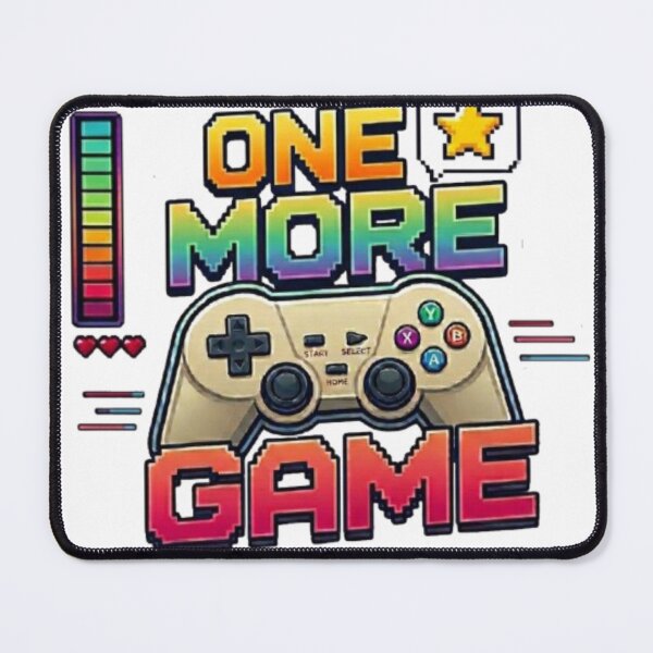 Item preview, One More Game- Retro Gaming Pixel Art designed and sold by Northern Glow Art.