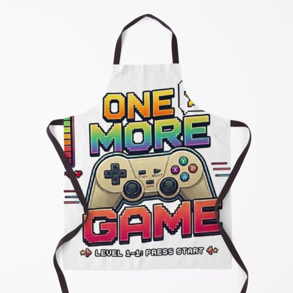 Item preview, One More Game- Retro Gaming Pixel Art designed and sold by Northern Glow Art.