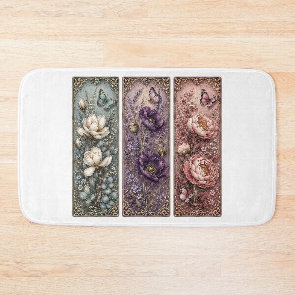 Item preview, Victorian Floral Bookmark Collection designed and sold by PetalGarden.