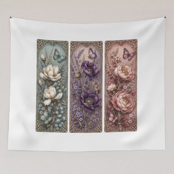 Item preview, Victorian Floral Bookmark Collection designed and sold by PetalGarden.
