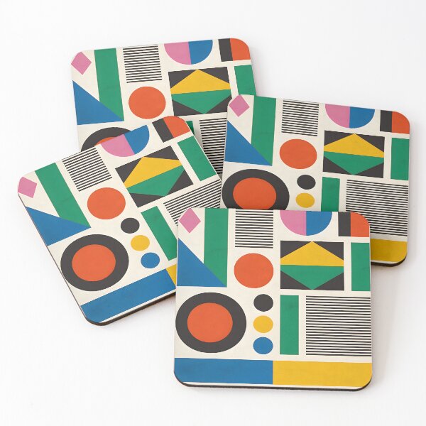 Item preview, Bauhaus Geometric Abstract Color Block designed and sold by Paulocdias.