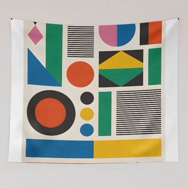 Item preview, Bauhaus Geometric Abstract Color Block designed and sold by Paulocdias.
