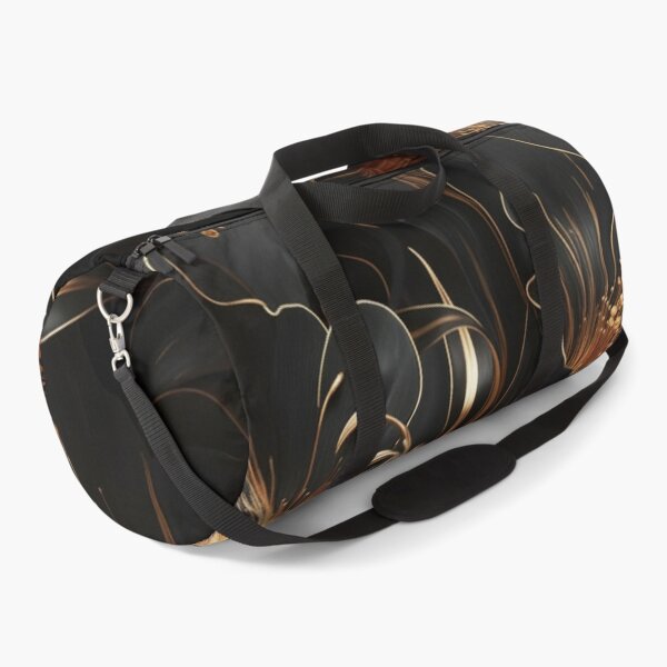 Item preview, Luxurious Botanical Art -  Midnight Gold Floral Elegance designed and sold by MiraLumeStudio.