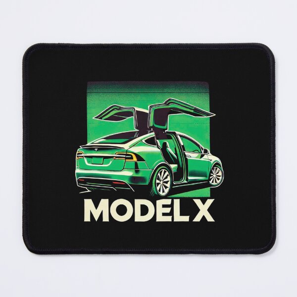 Item preview, Tesla Model X Electric SUV Blueprint Style Design | EV Enthusiast Graphic designed and sold by TEEJAMBOREE.