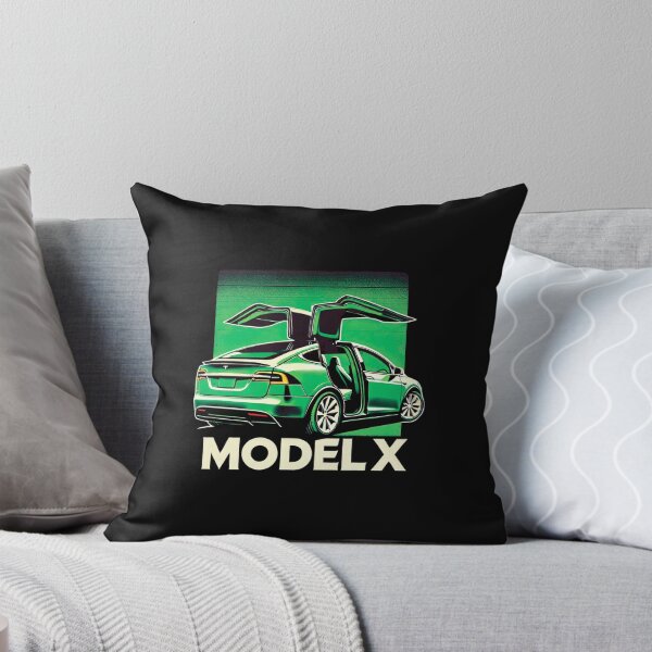 Item preview, Tesla Model X Electric SUV Blueprint Style Design | EV Enthusiast Graphic designed and sold by TEEJAMBOREE.
