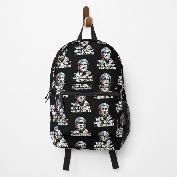 Item preview, Mediocrates Funny Greek Philosopher Meme About Being Good Enough designed and sold by Redgiant87x.