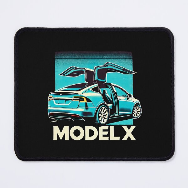 Item preview, Tesla Model X Electric SUV Blueprint Style Design | EV Enthusiast Graphic designed and sold by TEEJAMBOREE.