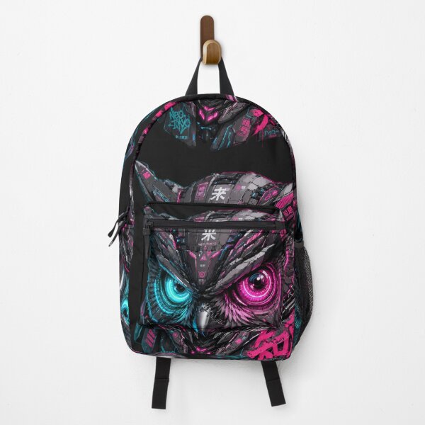 Item preview, Cyberpunk Mecha Owl Neo Tokyo Techwear designed and sold by Neo Tokio.
