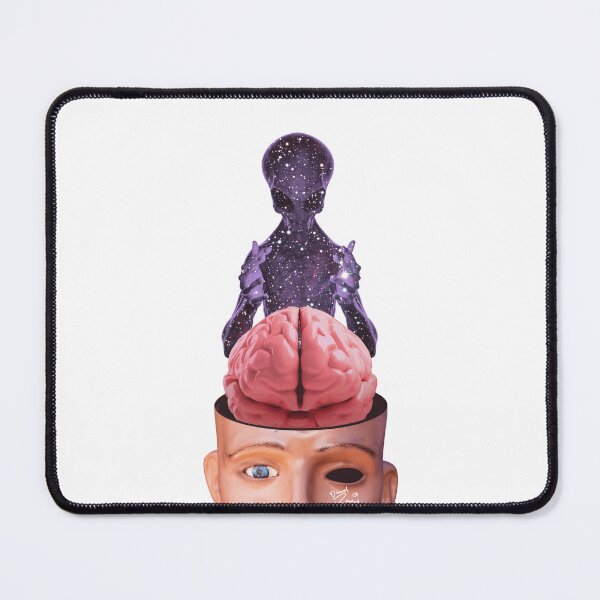 Item preview, Dark conceptual alien surreal collage designed and sold by danielrospad.