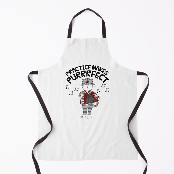 Item preview, Cat Playing Accordion, Practice Makes Purrrfect, Folk Musician designed and sold by doodlerob.