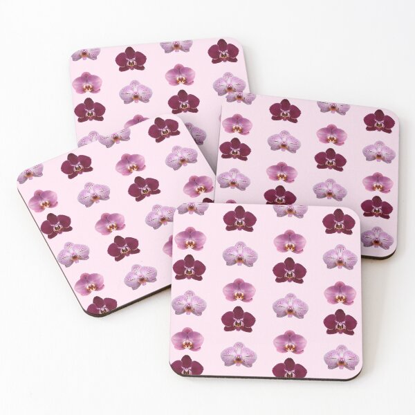 Item preview, purple orchid flower sticker pack designed and sold by inainart.