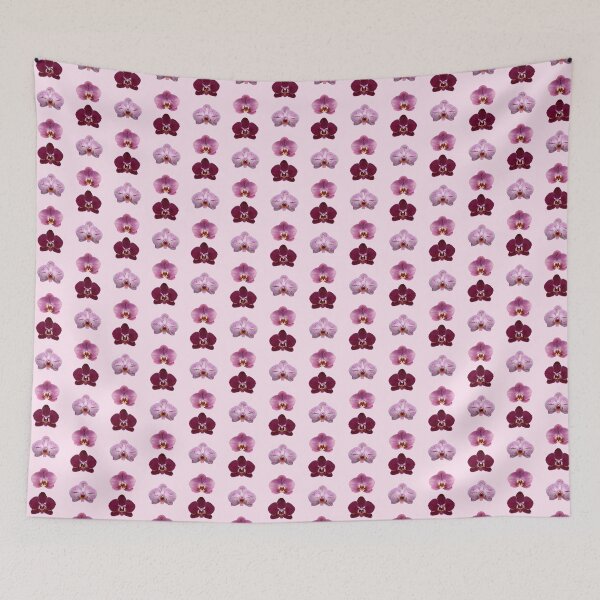 Item preview, purple orchid flower sticker pack designed and sold by inainart.