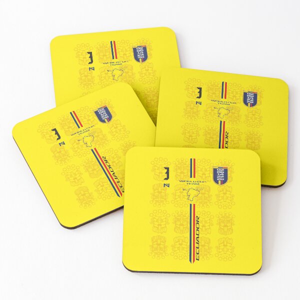 Item preview, ECUADOR DIABLO MUNDIAL YELLOW TRI designed and sold by MUNZdesign.