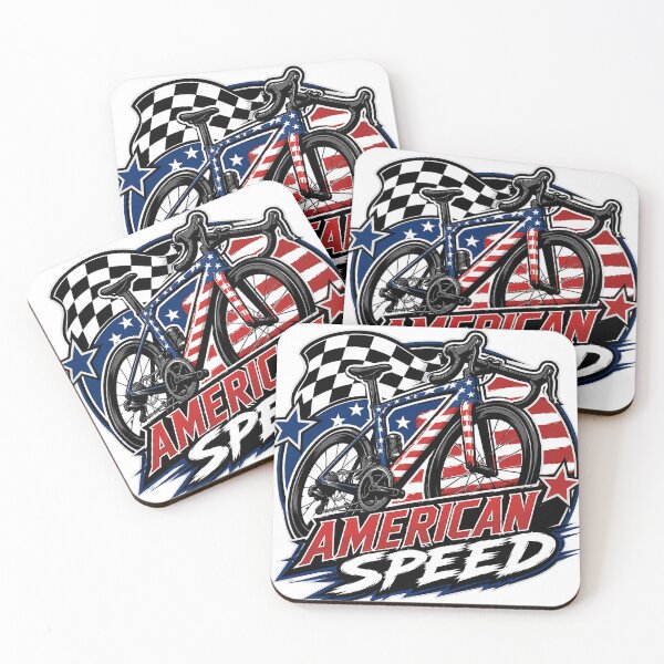 Item preview, American Speed Patriotic Cycling Road Bike Racing designed and sold by shemodas.