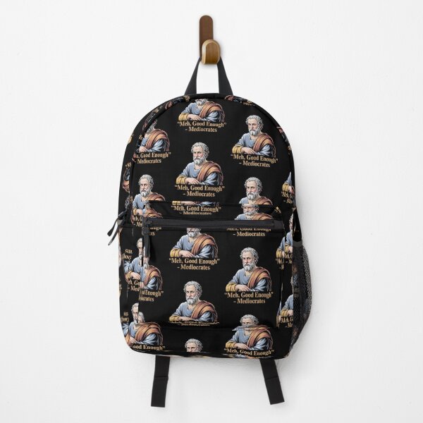 Item preview, Mediocrates Good Enough Greek Philosopher Meme Design designed and sold by Redgiant87x.