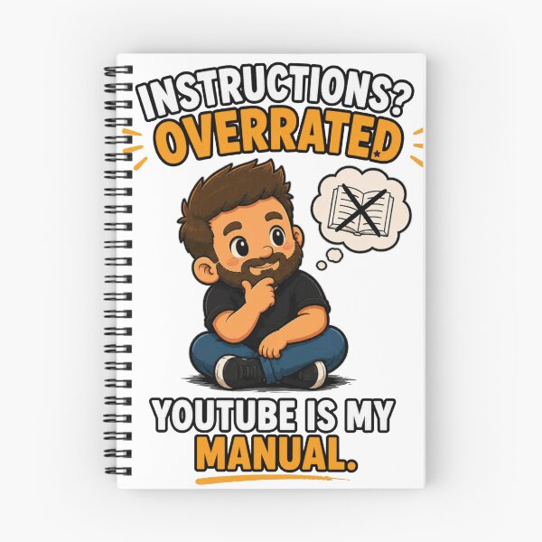 Item preview, Funny DIY Dad Shirt YouTube Is My Manual designed and sold by PINK FREE.