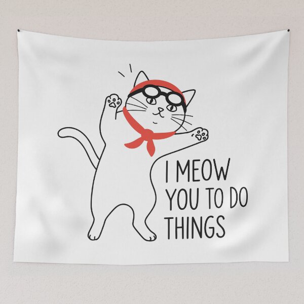 Item preview, I Meow You To Do Things designed and sold by Amir Faysal.