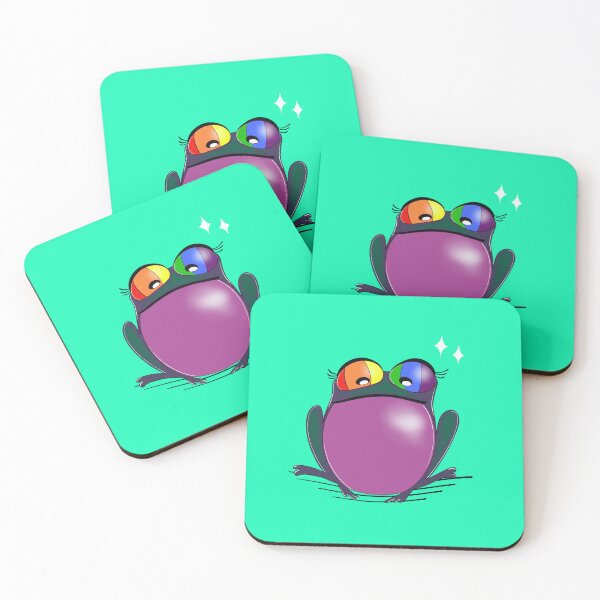 Item preview, Rainbow Eyes Frog – Happy Pride Month  designed and sold by Sklines Art | Mrz Danelli.