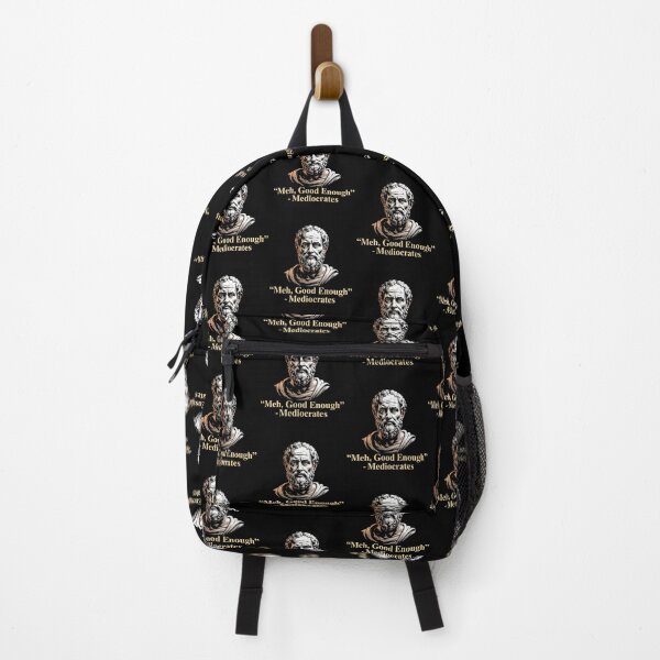Item preview, Mediocrates Ancient Greek Philosopher Meme for Good Enough Achievers designed and sold by Redgiant87x.