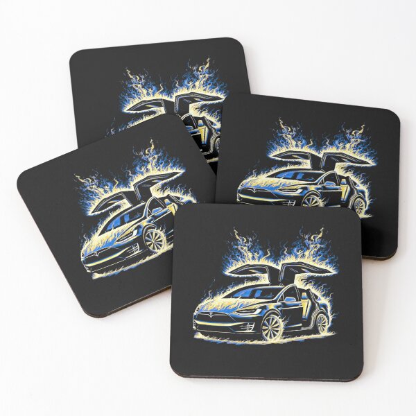 Item preview, Tesla Model X Electric SUV Blueprint Style Design | EV Enthusiast Graphic designed and sold by TEEJAMBOREE.