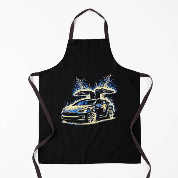 Item preview, Tesla Model X Electric SUV Blueprint Style Design | EV Enthusiast Graphic designed and sold by TEEJAMBOREE.