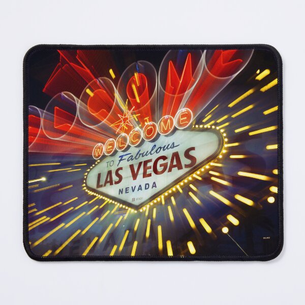 Item preview, Vegas Neon Blur: Iconic Welcome Sign Photography designed and sold by NeonOut.