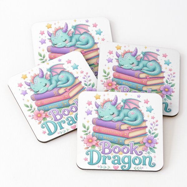 Item preview, Book Dragon Kawaii Reading Tee designed and sold by Stylestickers55.