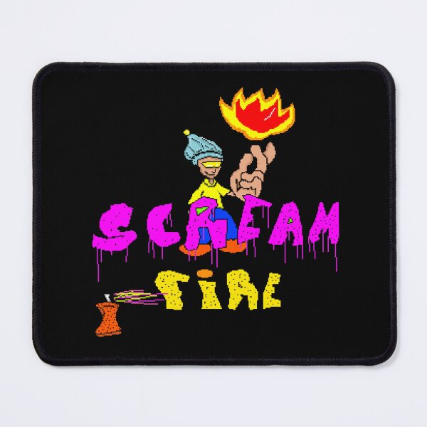 Item preview, Scream Fire Streetwear Graffiti Pixel Art designed and sold by RetroRlx.