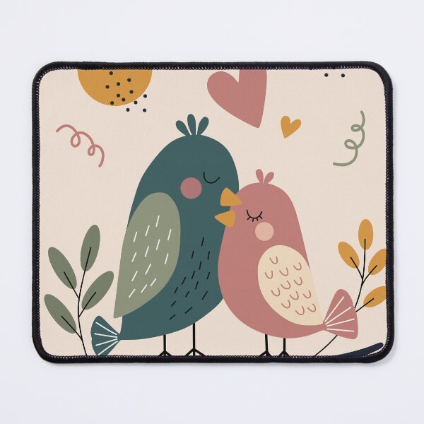 Item preview, Cute Love Birds Decor, Nursery Art designed and sold by Studio pod Burom.