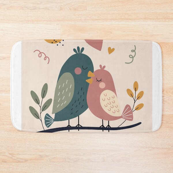 Item preview, Cute Love Birds Decor, Nursery Art designed and sold by Studio pod Burom.