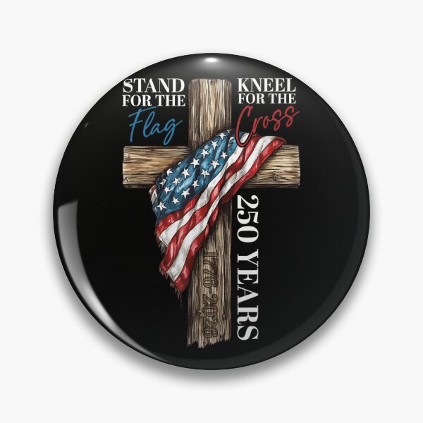 Item preview, Stand For The Flag Kneel For The Cross America 250 Years 1776 2026 designed and sold by Taniyah Gomes.