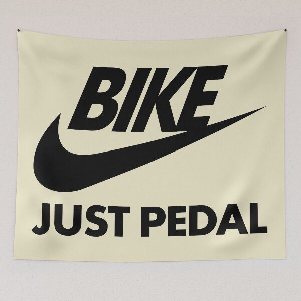 Item preview, Bike Just Pedal Black designed and sold by VoglR.