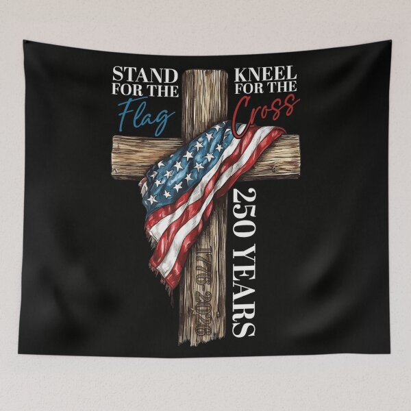 Item preview, Stand For The Flag Kneel For The Cross America 250 Years 1776 2026 designed and sold by Taniyah Gomes.