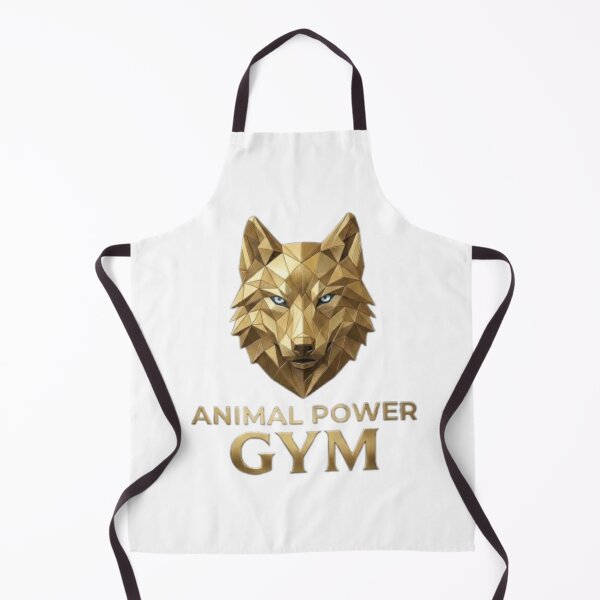 Item preview, Animal Power Gym- Luxury Gold Wolf Fitness Design designed and sold by Northern Glow Art.