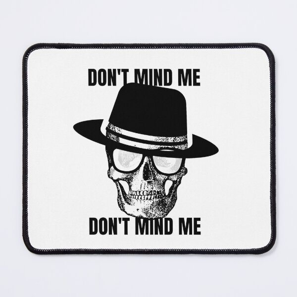 Item preview, Don't Mind Me Skull Graphic Vintage Gothic T- Shirt designed and sold by vibecraft_studio2.